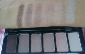 Catrice rose palette swatch 